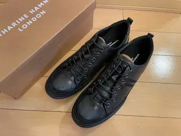 캐서린 햄넷 가죽 스니커즈