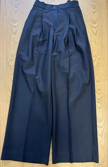 블랙 와이드 팬츠 M 사이즈