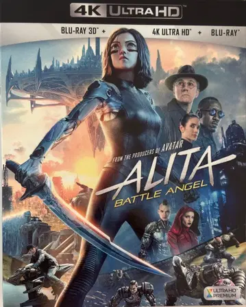알리타: 배틀 엔젤 3매 세트 4K UHD + 3D + 블루레이