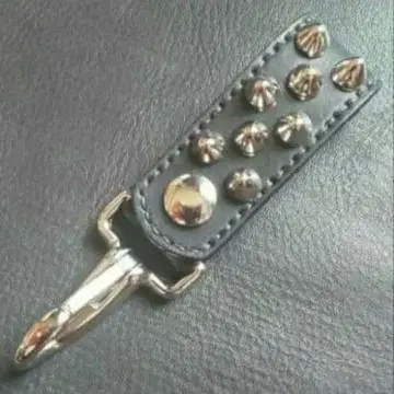 미니 콘 스터드 벨트 루프 키링