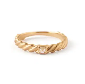 시에나 K10 화이트 토파즈 반지 7호