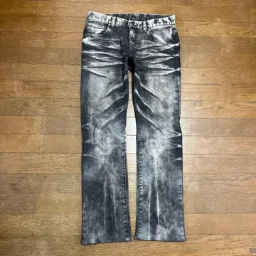 00s TORNADO MART vkei 갸루 남자 그런지 부츠컷 데님