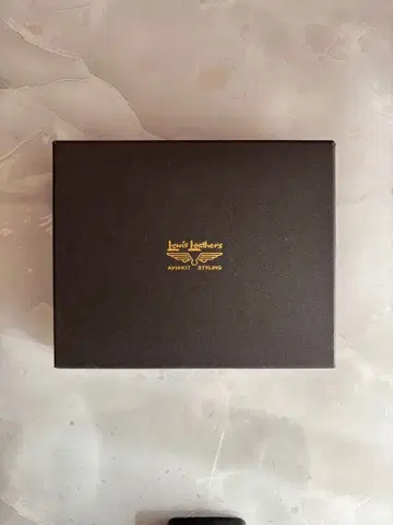 LAVIE LEATHERS 블랙 이단 접이식 지갑