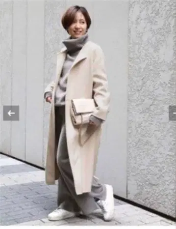 Deuxieme Classe victorian 리버 롱 노카라 코트