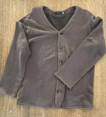 FULLCOUNT 브라운 V넥 맨투맨 가디건 40 M