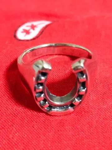 말발굽형 반지 silver925 슈호스링
