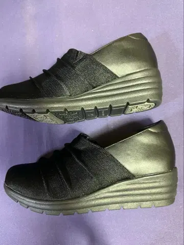 데메테르 통굽 슬립온 경량, 넓은 4E 셔링 이소재, 색상 BLACK