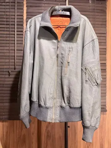 독일군 가죽 플라이트 자켓