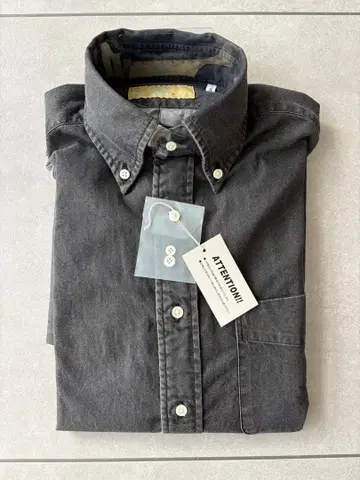 MOAT BLACK DENIM SHIRT 모트 S 사이즈