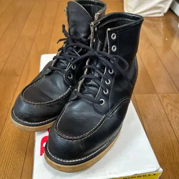 Red Wing 블랙 워크 부츠 미국제