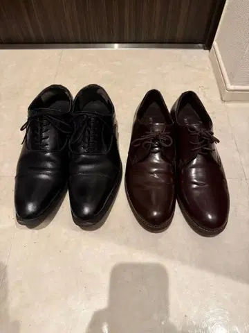 비즈니스 슈즈 가죽 신발 남성용 2켤레 세트