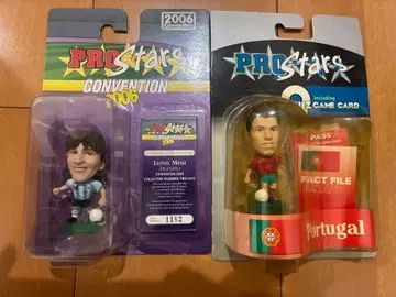 [레어] 프로스타즈 2006 메시 호날두 피규어 세트