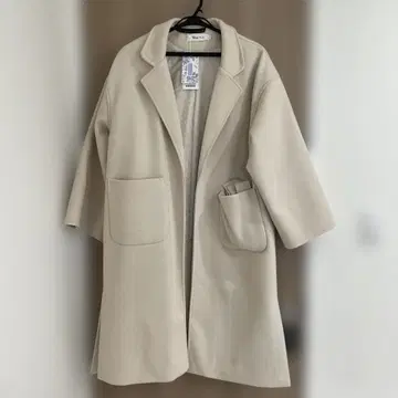 Yino 베이지 롱 코트 2XL