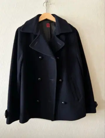 Amherst 네이비 피 코트