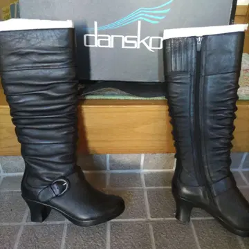 단스코 롱 부츠 블랙 사이즈 37 (일본 사이즈 23.5~24cm)