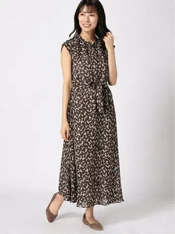 SLOBE IENA 플라워 프린트 롱 원피스