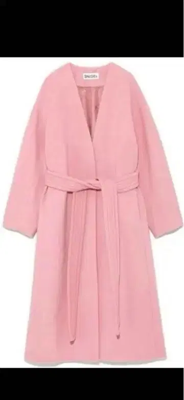 [ 컨디션 최상 ] SNIDEL 캐시미어 혼방 코트 핑크 S 사이즈