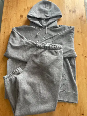 [ GU 헤비 웨이트 후드티 & 팬츠 셋업 ]