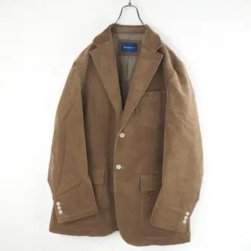 H183* 골든베어 코튼 테일러드 자켓 브라운 L