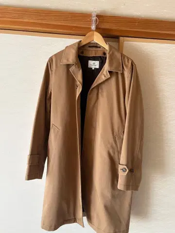 BEAMSHEART 베이지 스텐카라 코트