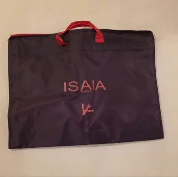 [ 미사용 새상품 ] ISAIA 가먼트 백 다크 퍼플