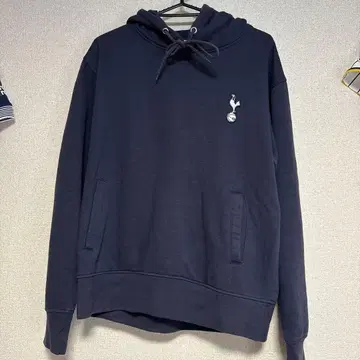 토트넘 홋스퍼 후드 부착 후드티 네이비