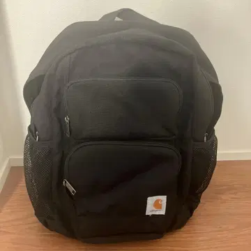 블랙 나일론 백팩