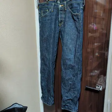 CRIMIE 스트레이트 데님 다크 블루