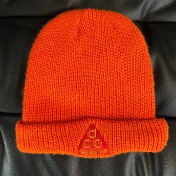 Nike ACG 오렌지 니트 모자 프리 사이즈