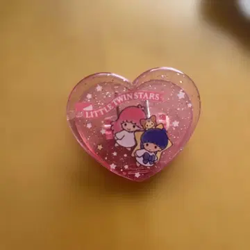 키키라라 리틀트윈스타 하트형 클립 레트로