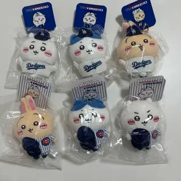 치이카와 MLB 다저스 컵스 마스코트 전 6종 세트 컴플리트