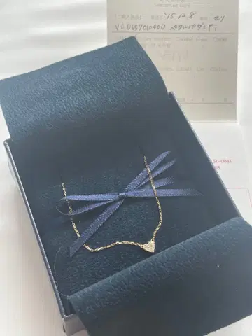 AHKAH 하트 파베 목걸이