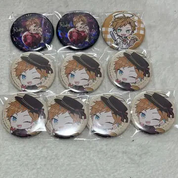 아쿠아야 애니카페 AGF 크레이프 캔뱃지 티스