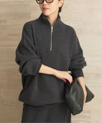 Plage 스무스 하프 Zip 니트
