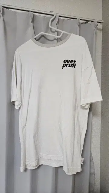 나에나노 오버프린트 오버프린트 T셔츠