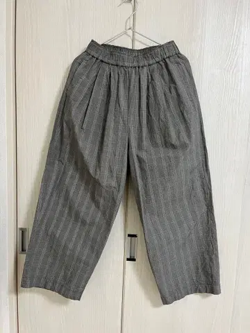 오로네 벌룬 와이드 팬츠 연중무휴 체크