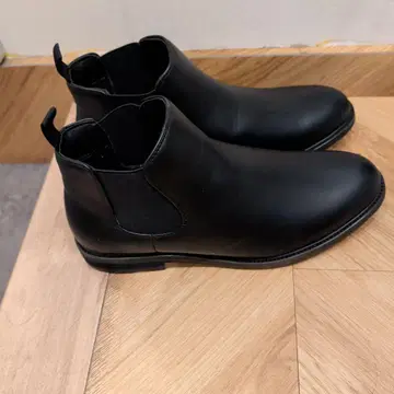 글로벌 워크 블랙 사이드 고어 부츠