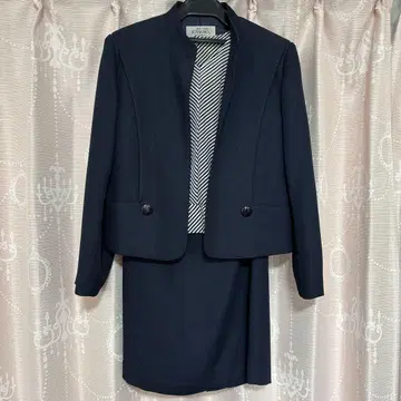 네이비 스커트 수트 11호