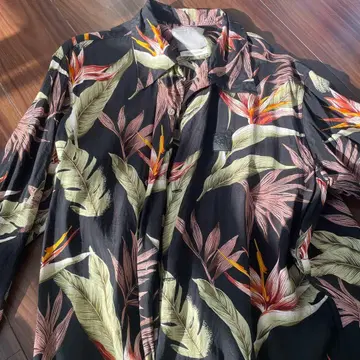 libeiro 긴팔 하와이안 셔츠