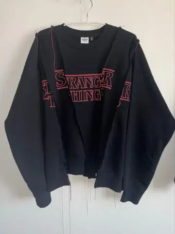 Stranger Things 리메이크 와이드 맨투맨