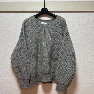 closed 그레이 오버 사이즈 니트