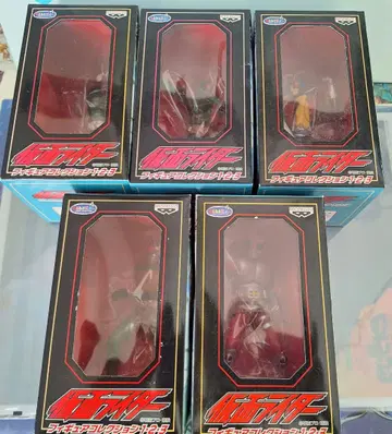 가면라이더 피규어 5체 세트