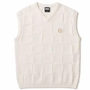 FTC / CHECKER KNIT VEST / M