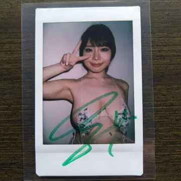 시라카와 노조미 친필 사인 폴라로이드