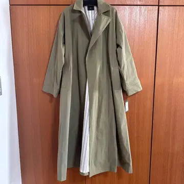 Mia Asterism 올리브 롱 트렌치코트 가격 인하 협상 가능