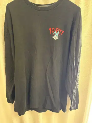 10-FEET 블랙 컬러 롱T XL 사이즈