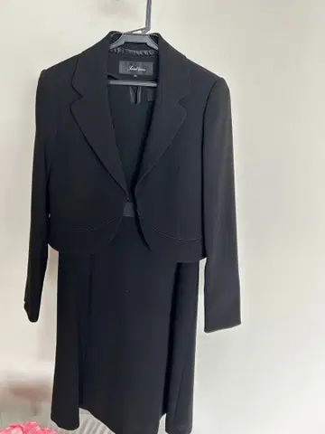 블랙 원피스 수트 (긴팔 반팔 자켓 포함) 9호