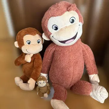 호기심 많은 조지 봉제 인형 세트 대 중 소