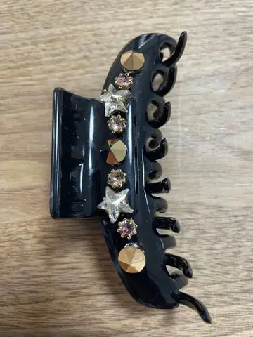 컴플렉스 비즈 헤어 클립 비쥬