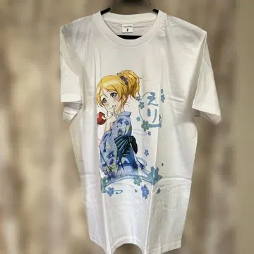 러브 라이브! 아야세 에리 T셔츠 화이트